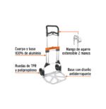 Carreta de carga plegable 200 kilos 14090 Truper - Imagen 4