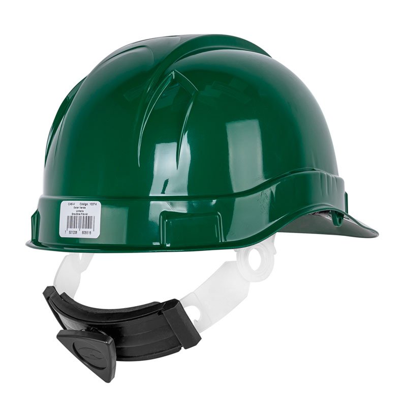 Casco de seguridad verde sale