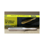 Escobilla de acero mango de madera c&a - Imagen 4