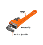 Llave stilson de 8" 15835 Truper - Imagen 2