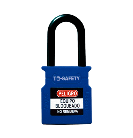Candado de bloqueo arco de plástico 38mm azul TS-WCP38P-DBL - To Safety
