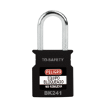 Candado de bloqueo arco de acero 38mm negro  TS-WCP38S-BLK - To Safety