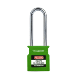 Candado de bloqueo arco de acero 76 mm verde TS-WCP76S-GRN - To Safety