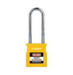 Candado de bloqueo arco de acero 76 mm amarillo TS-WCP76S-YLW - To Safety