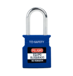 Candado de bloqueo arco de acero 38mm azul TS-WCP38S-DBL - To Safety
