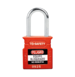 Candado de bloqueo arco de acero 38mm rojo TS-WCP38S-RED - To Safety