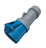 Toma aéreo 16AMP 2P+T 230V 6H IP44 azul 3402- Mennekes