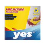 Paños absorbente para limpieza amarillo x 14 unidades - yes