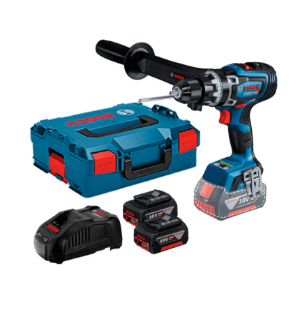 Taladro percutor de 1/2" GSB 18V-150C + 2 baterías de 2.0Ah + 1 cargador - Bosch