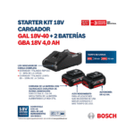 Amoladora angular 5" GWS 18V-10 SB + 2 baterías 4.0Ah + 1 cargador -  Bosch - Imagen 4