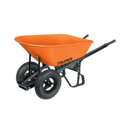 Carretilla 8 pies doble llanta neumática bastidores acero 11250 -Truper