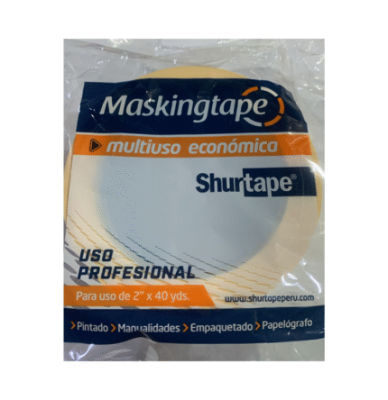 Cinta masking tape 2" x 40 yardas - Shurtape