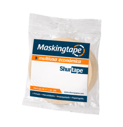 Cinta masking tape 4" x 40 yardas - Shurtape
