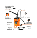 Bomba inyectora de grasa 10 kilos 16867 Truper - Imagen 2