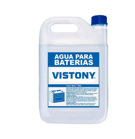 Agua destilada para bateria 3.785Lt Vistony